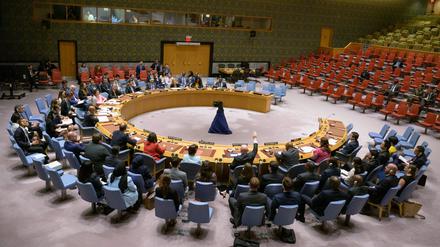 Eine Sitzung des UN-Sicherheitsrats im UN-Hauptquartier in New York (Symbolbild)