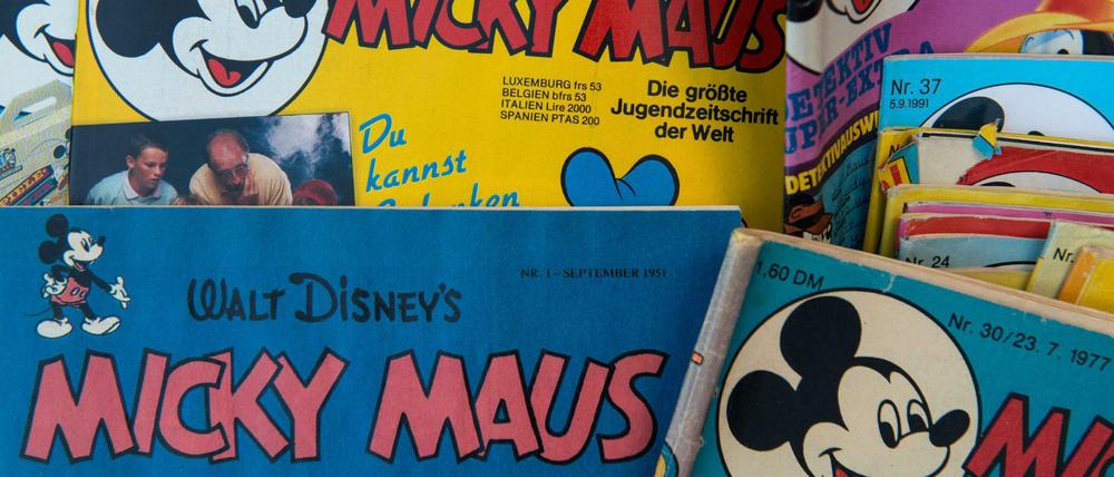 Jugendfreunde: Bis heute ist die "Micky Maus" bei Kindern populär, wenn auch in deutlich gesunkener Auflage.