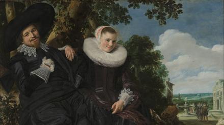 Frans Hals, Porträt eines Paares, vermutlich Isaac Abrahamsz Massa und Beatrix van der Laen, um 1622, Amsterdam, Rijksmuseum.