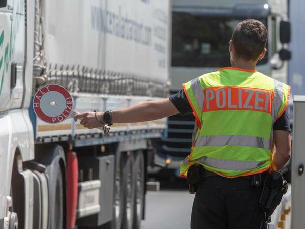Kontrolle der Bundespolizei in Bayern 2018 - auch damals wurden Schleuser gesucht.