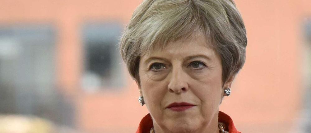 Die britische Regierungschefin Theresa May am Sonntag in Birmingham.
