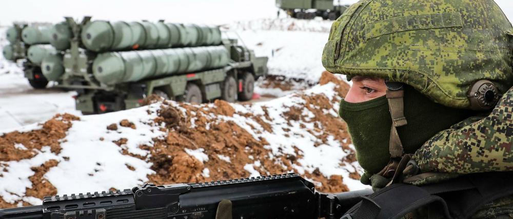 Russland verlegte in dieser Woche S400-Luftabwehrraketen auf die annektierte Halbinsel Krim. 