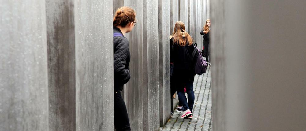Holocaust-Mahnmal in Berlin. 