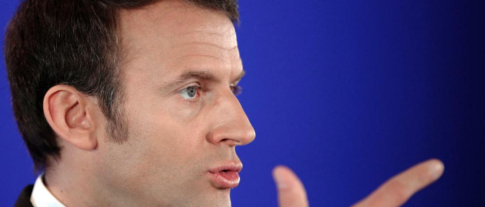 Fordert einen "Ausgleich": der französische Präsidentschaftskandidat Macron.