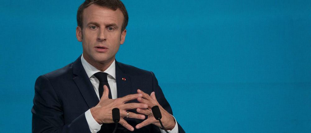 Frankreichs Präsident Emmanuel Macron will erst Reformen, bevor es zur EU-Erweiterung kommt.