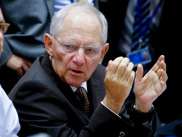 Wolfgang Schäuble in Brüssel. 