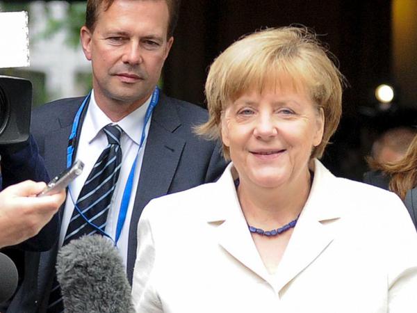 Angela Merkel in Brüssel.