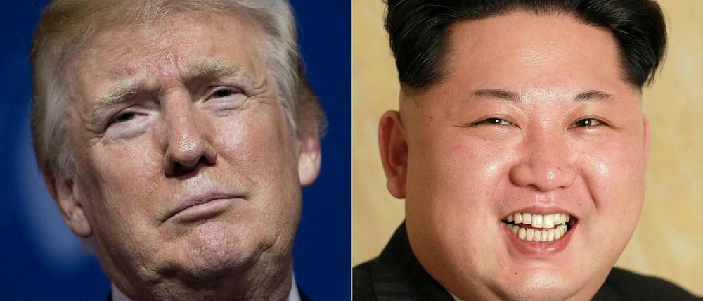 US-Präsident Donald Trump und Nordkoreas Diktator Kim Jong Un.