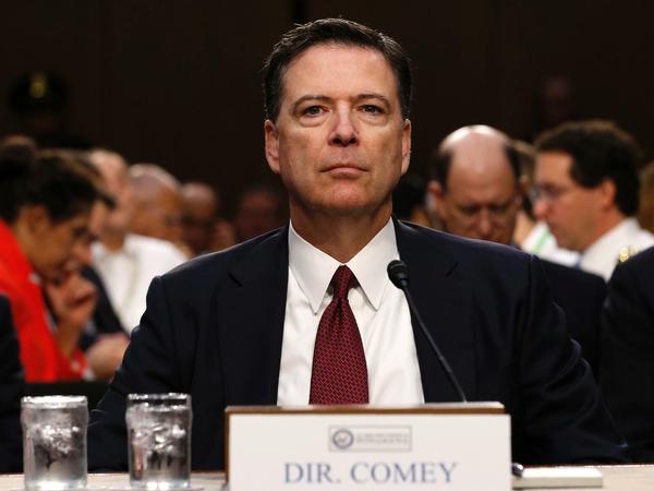 Vorwürfe Richtung Donald Trump: Ex-FBI-Chef James Comey bei seiner Anhörung 