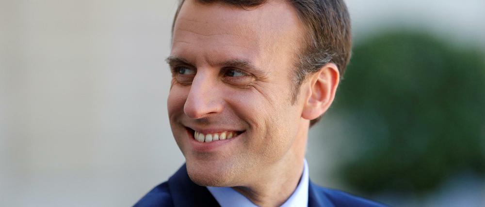 Frankreichs Präsident Emmanuel Macron hofft auf eine starke Mehrheit in der Nationalversammlung.