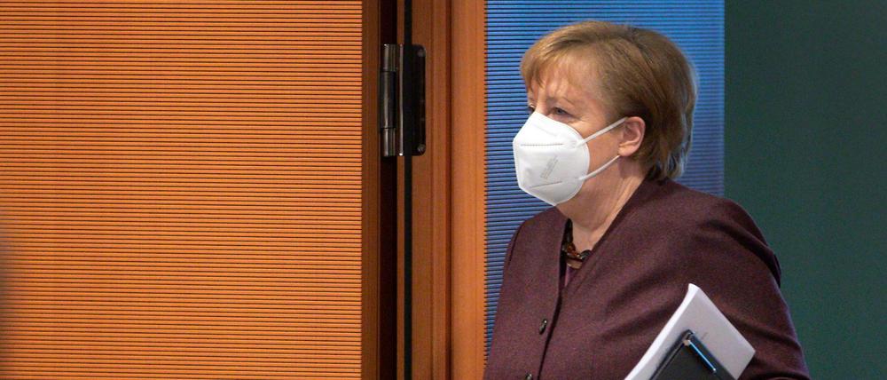 Kann sich vorstellen, dass bald bis zu zehn Millionen Impfungen wöchentlich gemacht werden können: Kanzlerin Angela Merkel.