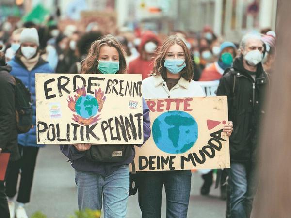 Demonstration für mehr Klimaschutz am 22. Oktober in Berlin