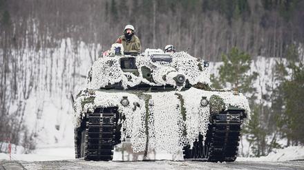 Immer abwehrbereit. Soldaten während der Nato-Übung „Cold Response“. 