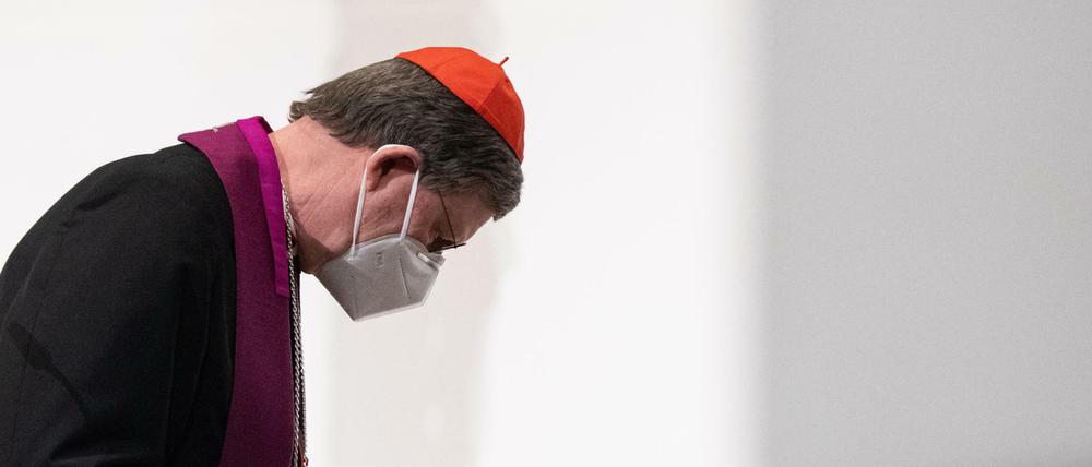 Bußfertig tun reicht nicht mehr, es werden Konsequenzen erwartet (Das Foto zeigt Kardinal Rainer Maria Woelki Anfang Februar).