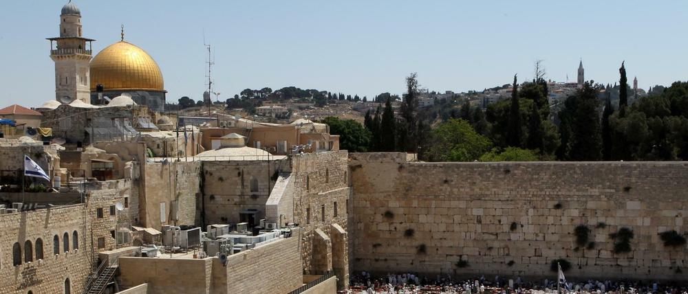 Streitpunkt. Die Palästinenser fordern den Ostteil Jerusalems als Hauptstadt. 