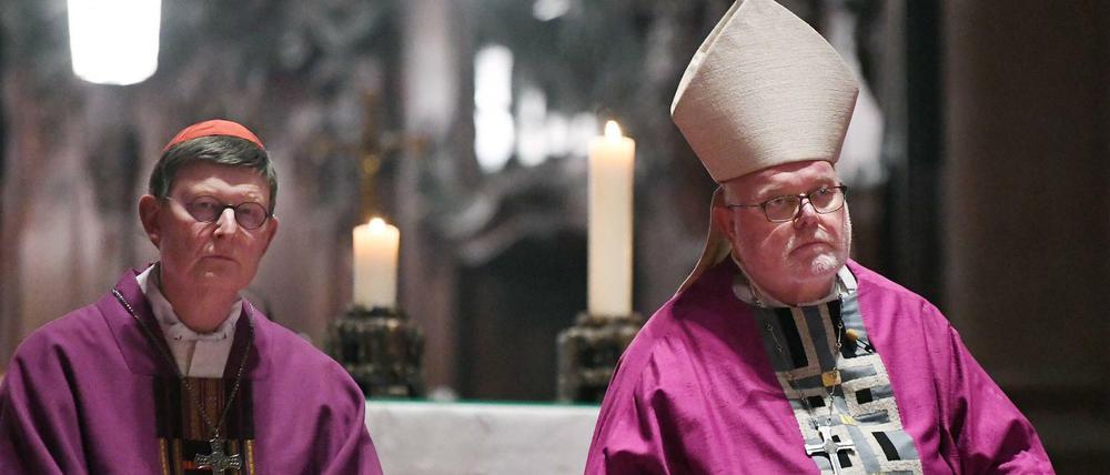 Nicht gut aufeinander zu sprechen: Der Erzbischof von Köln, Rainer Maria Kardinal Woelki Kardinal Reinhard Marx. 