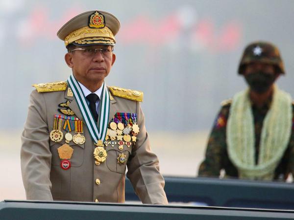 General Min Aung Hlaing, Chef der Militärjunta in Myanmar 