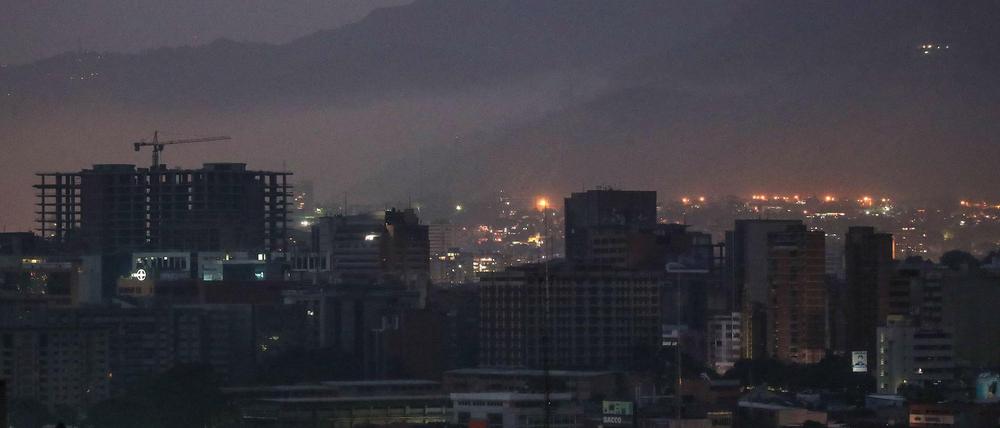 Stromausfall in der Hauptstadt Caracas.