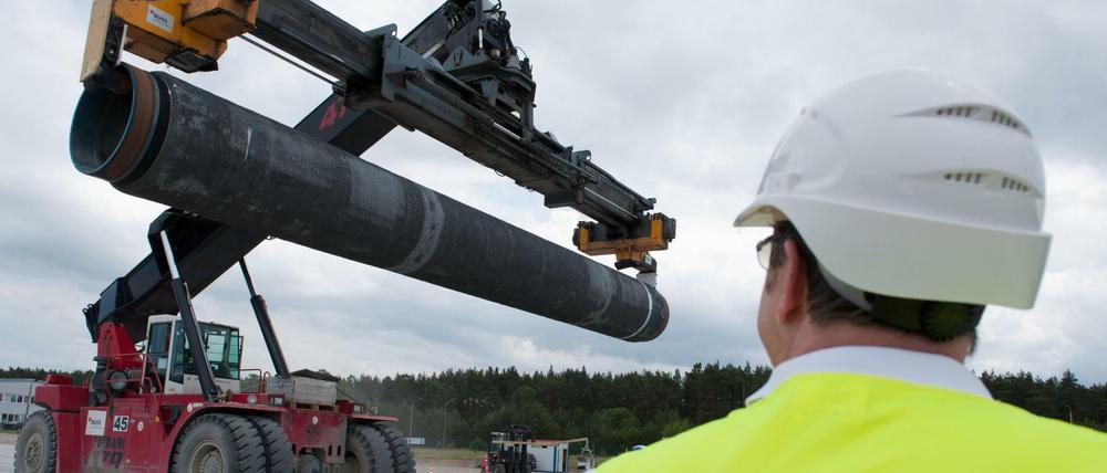 Die Ostseepipeline Nord Stream transportiert seit 2011 Gas von Russland nach Deutschland. Sie soll um zwei weitere Stränge ergänzt werden. 