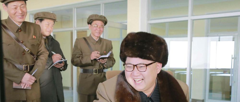 Staatschef Kim Jong Un selbst habe den Befehl zur Zündung gegeben, meldete die nordkoreanische Nachrichtenagentur KCNA.