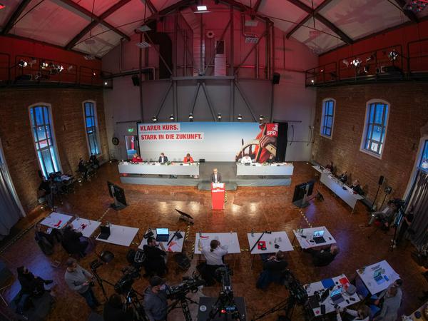 Die SPD Niedersachen hielt ihren Landesparteitag Ende Oktober online ab. Anders als die Delegierten waren die Journalisten vor Ort.