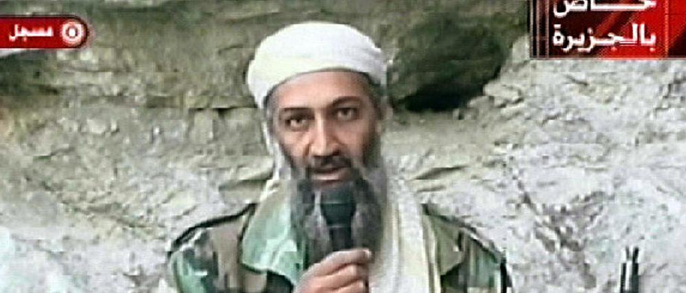 Osama Bin Laden (auf einem Foto von 2001) 