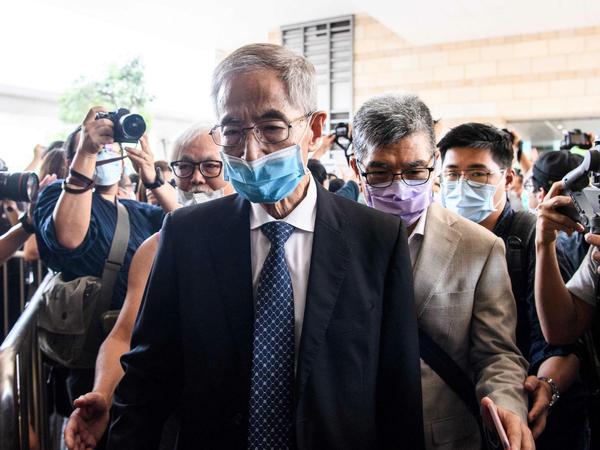 Der prominente Mitautor des Hongkonger Grundgesetzes, Martin Lee, vor Gericht im Mai.