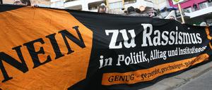 Demo gegen Rassismus in Kreuzberg (Archivbild).