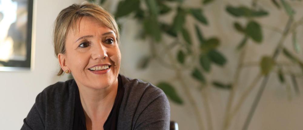 Simone Peter, seit Oktober 2013 Bundesvorsitzende der Partei Bündnis 90/Die Grünen, will erneut antreten. 