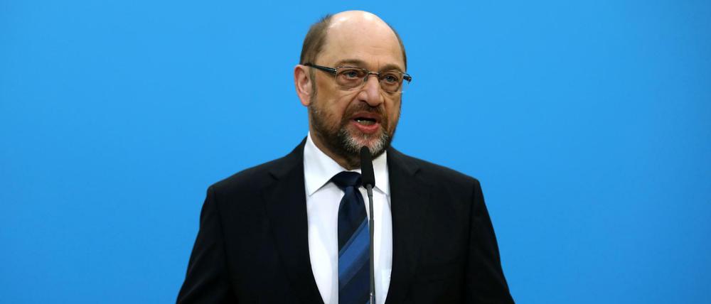 SPD-Parteichef Martin Schulz. 