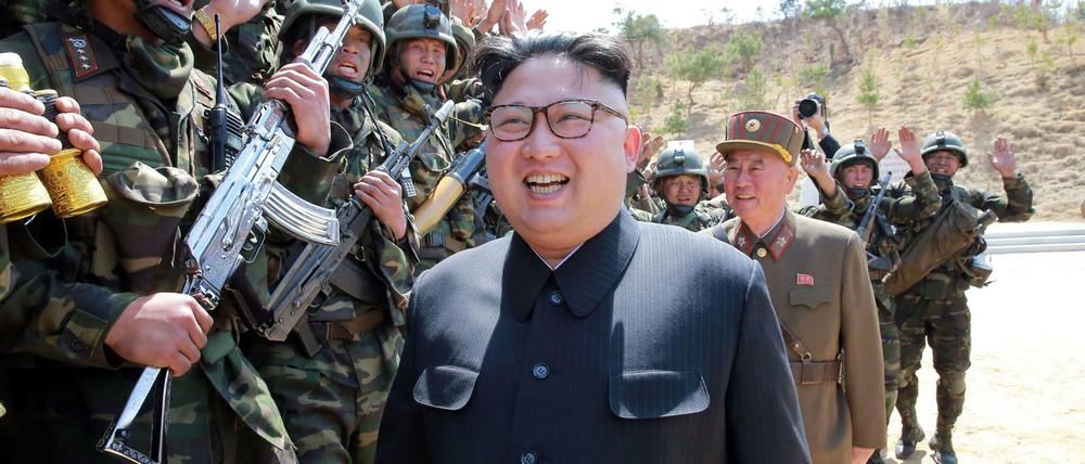 Kim Jong Un wirft den US-Bürgern Umsturzpläne vor.