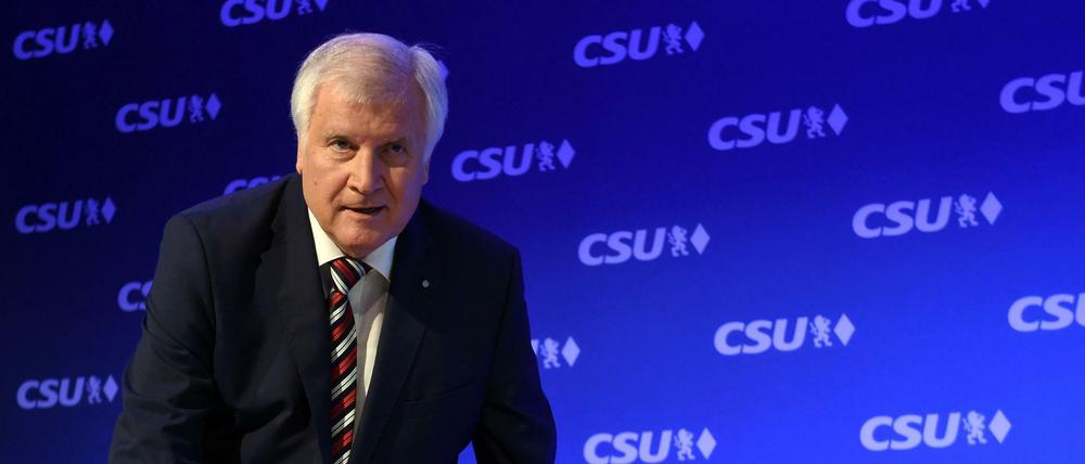 CSU-Chef Horst Seehofer. 