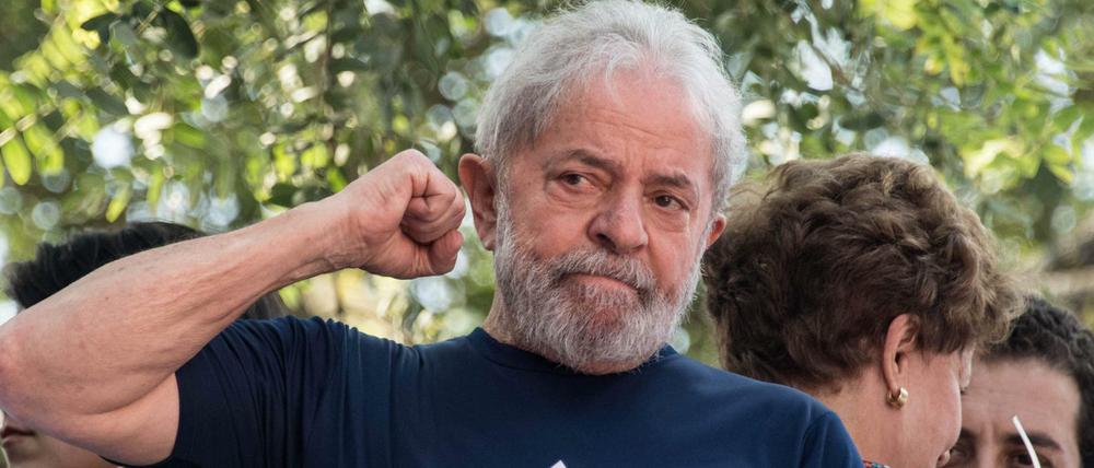 Fühlt sich politisch verfolgt: Der mit Korruptionsvorwürfen konfrontierte brasilianische Ex-Präsident Lula da Silva. 