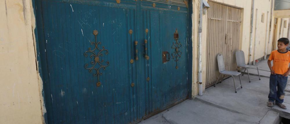 Tatort des Angriffs in Kabul: Der Eingang des Gästehauses 