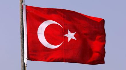 Die türkische Nationalfahne.