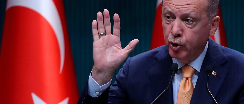 Der türkische Präsident attackiert Frankreich und Deutschland.