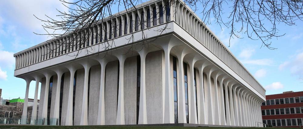 US-Uni Princeton: Blick auf die jetzt umbenannte „Woodrow Wilson School of Public and International Affairs“