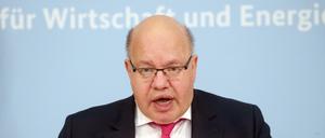 Eigentor zugelassen: Bundeswirtschaftsminister Peter Altmaier (CDU) 