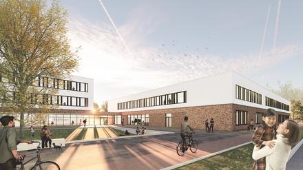 Vision: So soll der Schulcampus im Werderaner Ortsteil Glindow einmal aussehen.