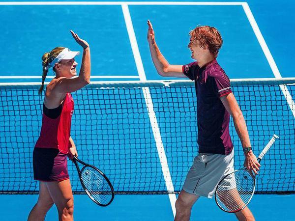 Hoffnungsträger: Angelique Kerber geht als Titelverteidigerin ins Wimbledon-Turnier 2019, Alexander Zverev als amtierender ATP-Weltmeister.