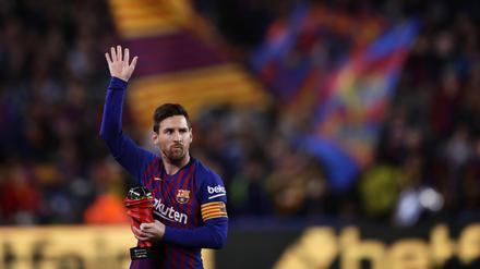 Das waren noch Zeiten. Lionel Messi im Trikot des FC Barcelona.