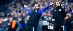 Flog unberechtigt vom Platz: Schalke-Trainer David Wagner.