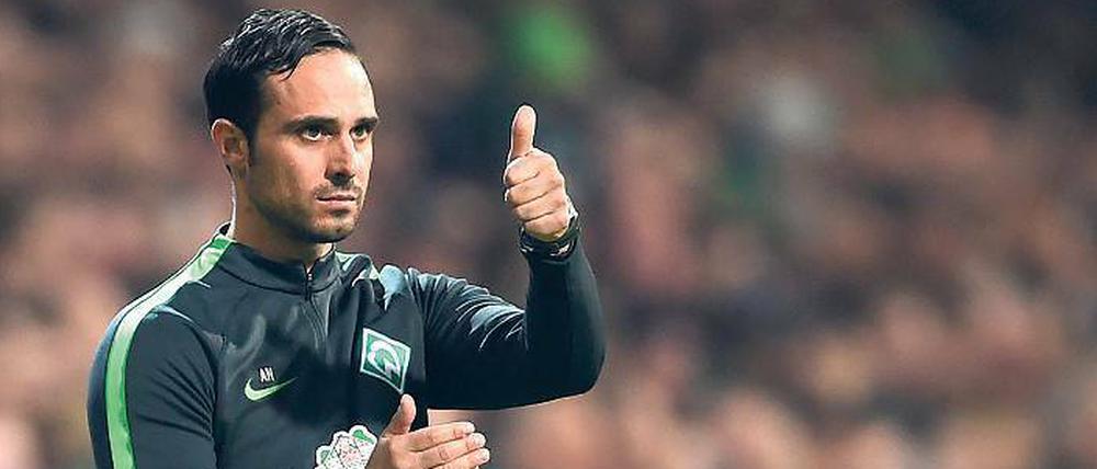 Steil nach oben. Unter Trainer Alexander Nouri ging es für Werder nur in eine Richtung.