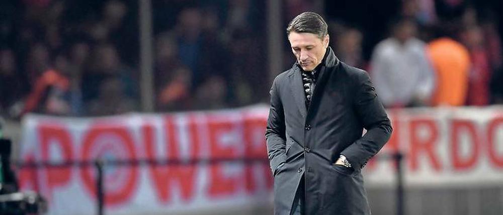 Es ist nicht alles schlecht. Münchens Trainer Niko Kovac hat eine enttäuschende Woche hinter sich, er will sich davon aber nicht beunruhigen lassen. 