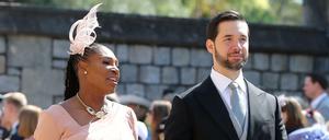 Lifrstyle of the rich and famous: Serena Williams, hier mit Ehemann Alexis Ohanian bei der royalen Hochzeit, ist die bestverdienende Athletin der Welt - und trotzdem nicht unter den ersten 100.