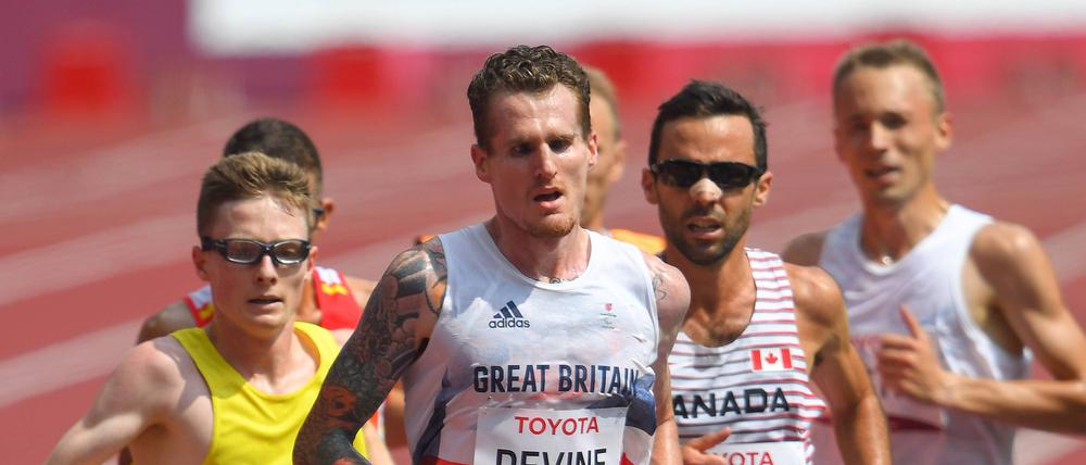 David Devine lief bei den Paralympics in Tokio auf Platz vier über 5000 Meter.
