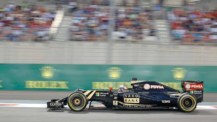 Bald heißt das Renault. Ramon Grosjean in Abu Dhabi. 