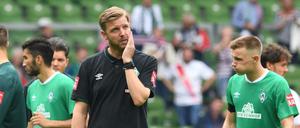 Anders als vorgestellt. Bremens Trainer Florian Kohfeldt durfte bislang noch nicht jubeln.