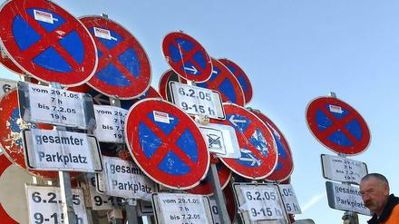 Absolutes Halteverbot. Dieses Schild ist Autofahrern in deutschen Städten bestens bekannt.