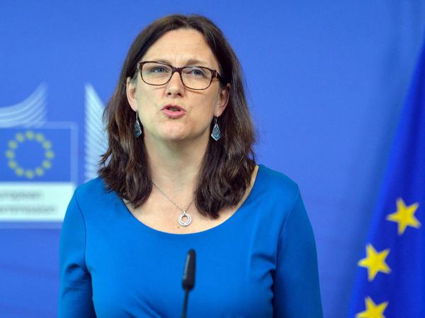 Seit 2014 EU-Handelskommissarin: die Schwedin Cecilia Malmström.